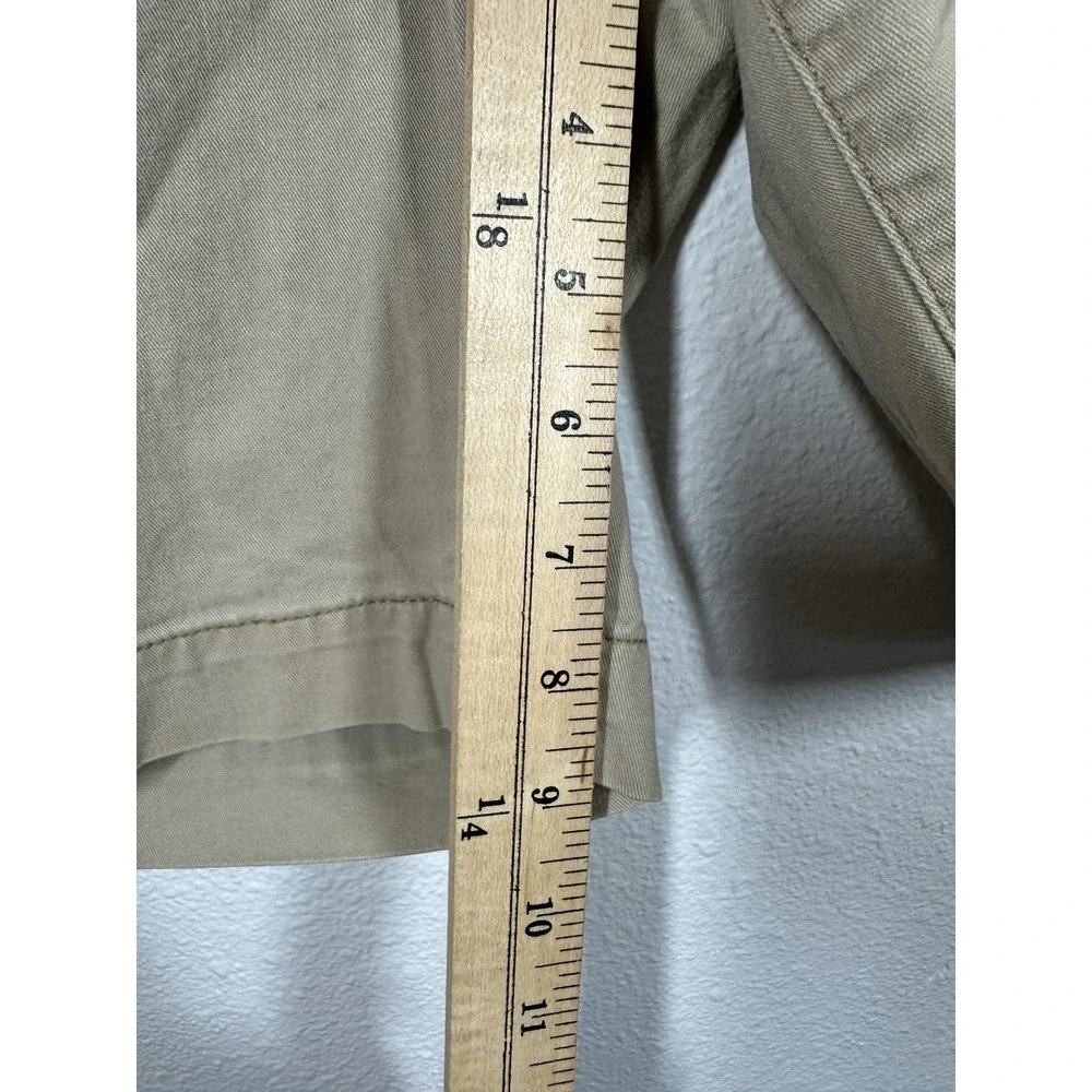 American Eagle Shorts‎ Womens 18 Khaki Beige Casual Chino Stretch Summer Pockets